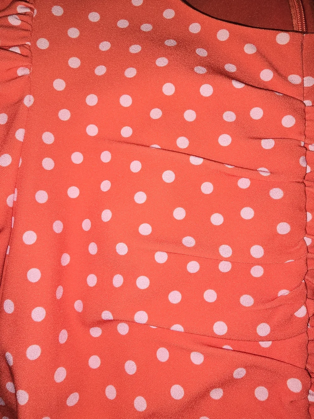 Kate Spade Spring Time Dot Ruched Dress - Picture 6 of 7